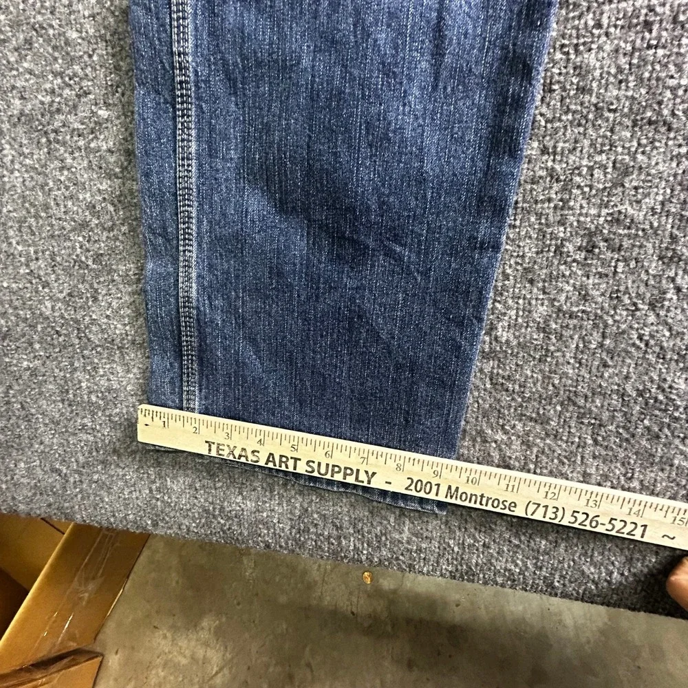 Dickies Carpenter Jeans Mens Size 36x32 Blue Denim Stretch Utility Workwear